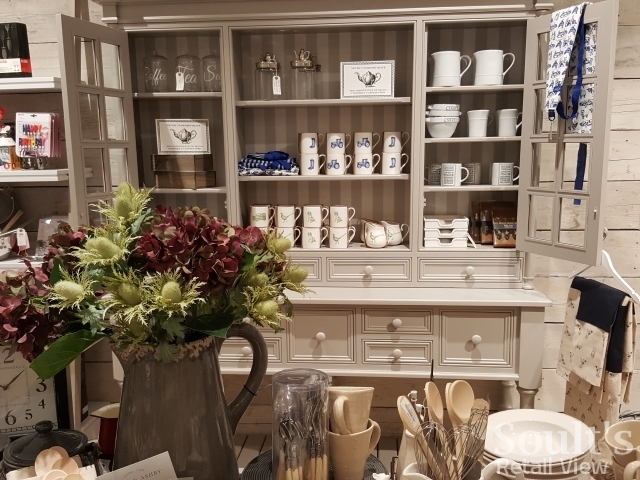 Creative merchandising in the home department at Sandersons department store (1 Sep 2016). Photograph by Graham Soult