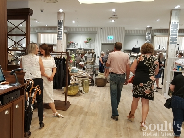 Homeware and menswear at Sandersons department store (1 Sep 2016). Photograph by Graham Soult