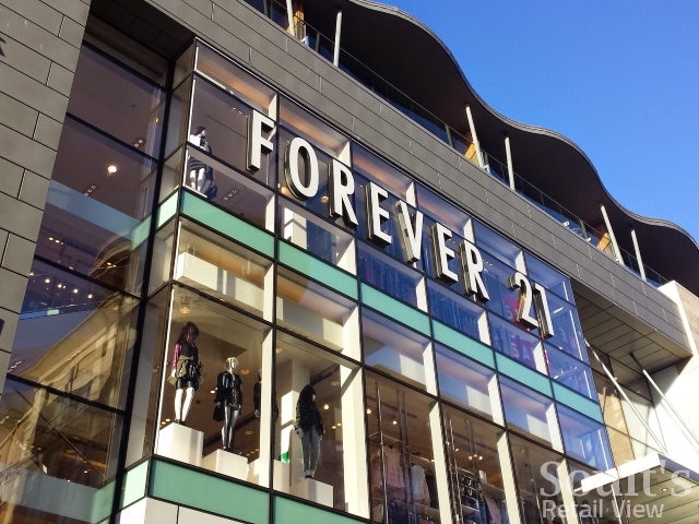 Forever 21 in Glasgow - now closed (5 Dec 2014). Photograph by Graham Soult