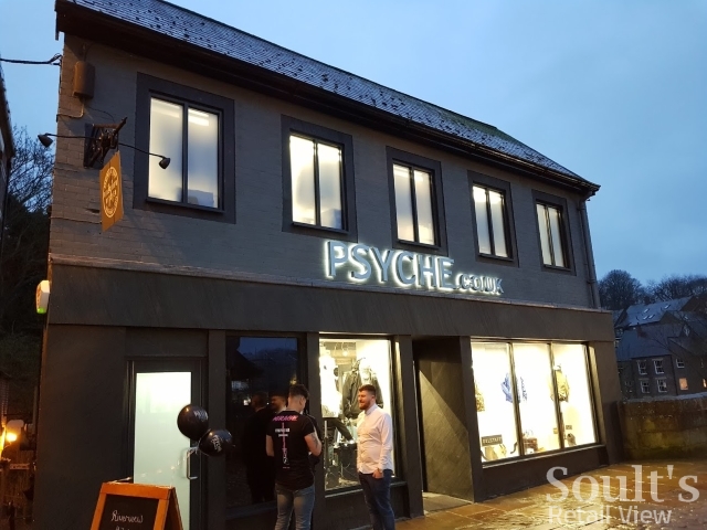 Exterior of Psyche on the evening of its official opening (12 Apr 2018). Photograph by Graham Soult