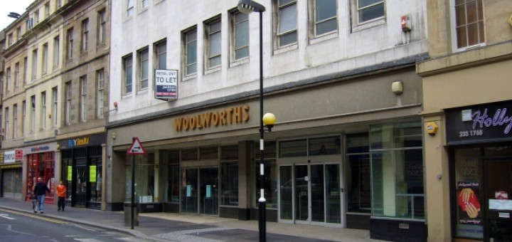 Former Woolworths, Clayton Street, Newcastle (27 Sep 2009). Photograph by Graham Soult
