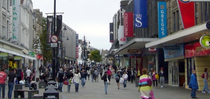 Northumberland Street, Newcastle (27 Sep 2009). Photograph by Graham Soult