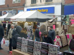 Tamworth Market in George Street (24 Dec 2009)