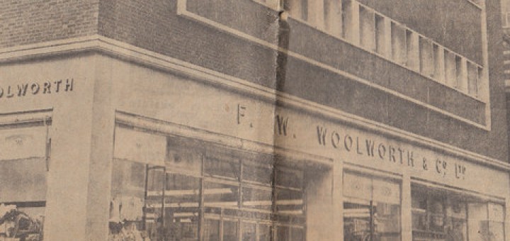 Woolworths in Linthorpe Road, Middlesbrough on its opening day of 3 September 1958. Photograph courtesy of Evening Gazette