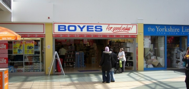 Boyes, Dundas Arcade, Middlesbrough (17 Sep 2009). Photograph by Graham Soult