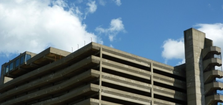 Gateshead's Get Carter car park (28 May 2010). Photograph by Graham Soult