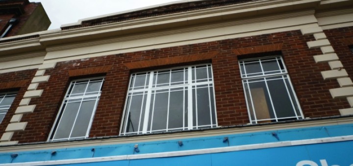 Frontage of original Woolworths store, Stockton-on-Tees (28 June 2010). Photograph by Graham Soult