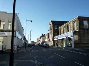 Saville Street with MIS store (10 Nov 2010). Photograph by Graham Soult