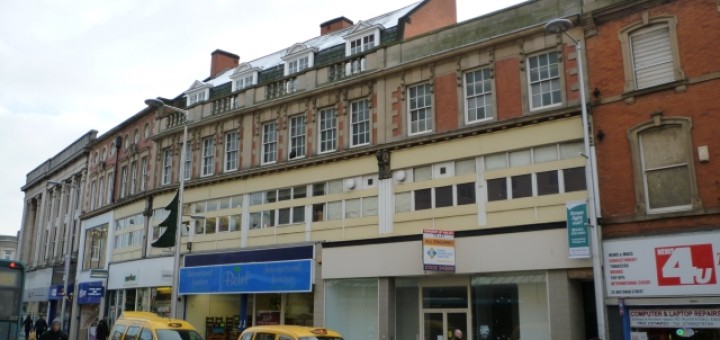 Former Woolworths, Victoria Street, Derby (23 Dec 2010). Photograph by Graham Soult