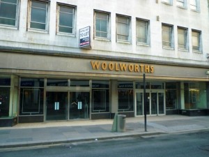 Former Woolworths, Clayton Street, Newcastle (2 Mar 2011). Photograph by Graham Soult