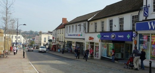 Former Woolworths (now The Original Factory Shop), Chepstow (24 Mar 2011). Photograph by Alistair Leaver