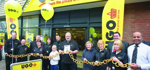 Strongman Geoff Capes at the launch of Biddulph's UGO in February