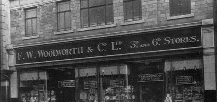 Woolworths, Hawick, in 1931. Photograph courtesy of Ettrick Graphics