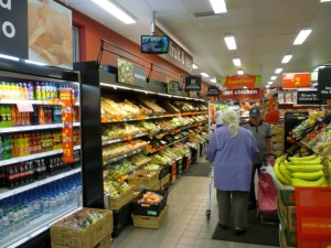 Interior of Asda Supermarket, Gateshead (8 Aug 2011). Photograph by Graham Soult