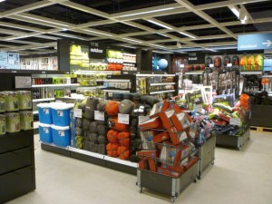 Outdoor zone, Clas Ohlson, Newcastle (23 Aug 2011). Photograph by Graham Soult