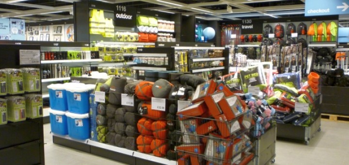 Outdoor zone, Clas Ohlson, Newcastle (23 Aug 2011). Photograph by Graham Soult