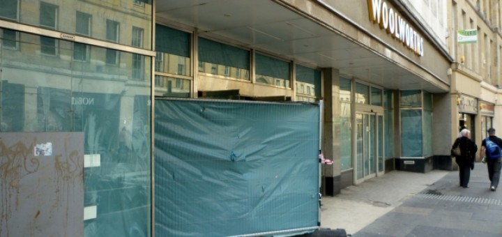 Former Woolworths, Newcastle (23 Aug 2011). Photograph by Graham Soult