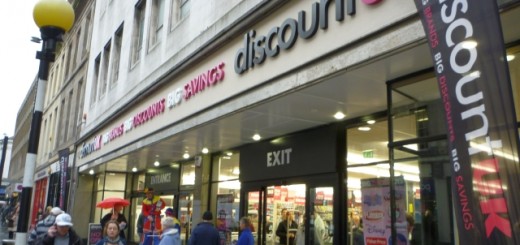 Discount UK (former Woolworths), Newcastle (4 Nov 2011). Photograph by Graham Soult