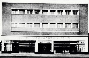 Exterior of new Middlesbrough store from The New Bond, December 1958