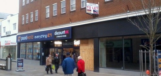 Poundworld and Discount UK store, Swindon (2 Mar 2012). Photograph by Lee Sartin