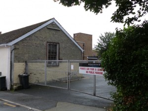 Rear of former Woolworths (now Peacocks), Stowmarket (2 Aug 2012). Photograph by Graham Soult
