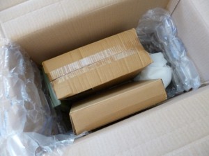 Unpacking my Achica order (7 Sep 2012). Photograph by Graham Soult