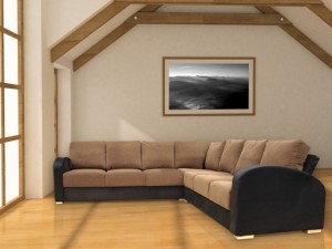 A Nabru corner sofa. Photograph courtesy of Nabru