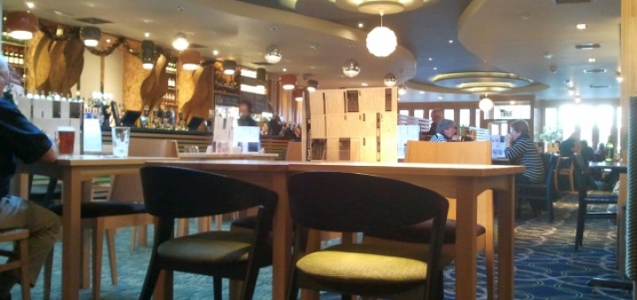 Inside former Woolworths (now Wetherspoon's), Prestwick (21 Nov 2012). Photograph by Graham Soult