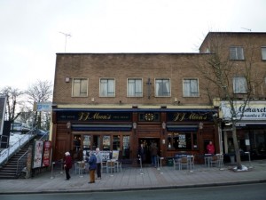 Former Woolworths (now Wetherspoon), Ruislip Manor (10 Feb 2012). Photograph by Graham Soult