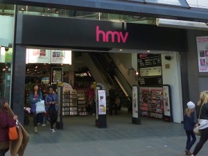 Rescued HMV store in Newcastle (5 Apr 2013). Photograph by Graham Soult