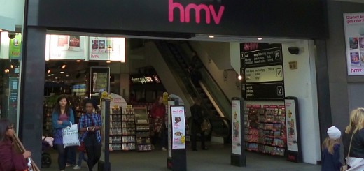 Rescued HMV store in Newcastle (5 Apr 2013). Photograph by Graham Soult