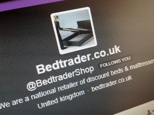 Bedtrader on Twitter (6 Jun 2013). Photograph by Graham Soult