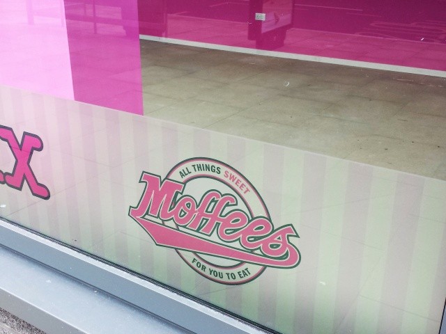 Closed Moffees at Trinity Square, Gateshead (2 March 2014). Photograph by Graham Soult