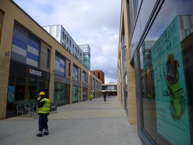 Opening day at Trinity Square, Gateshead (23 May 2013). Photograph by Graham Soult