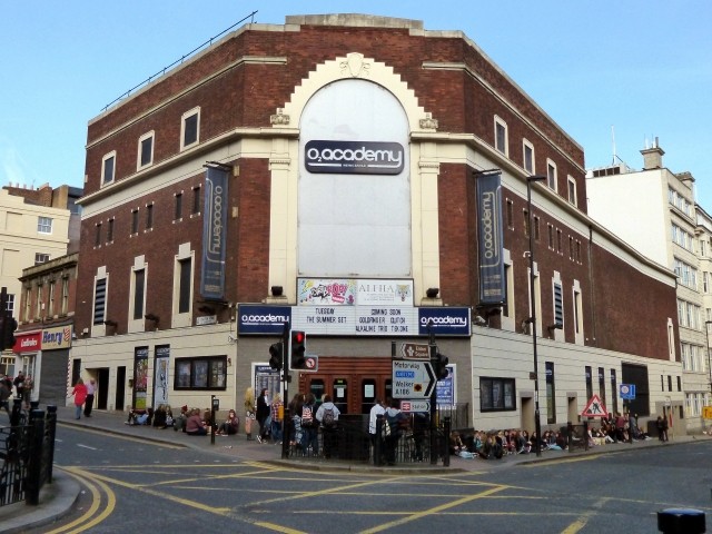 Ex-Gala bingo in Westgate Road, Newcastle - now the O2 Academy (15 Apr 2014). Photograph by Graham Soult