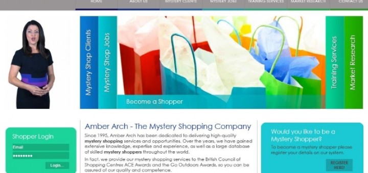 Amber Arch website
