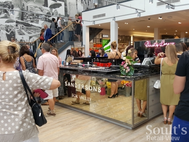The entrance of Sandersons department store (1 Sep 2016). Photograph by Graham Soult