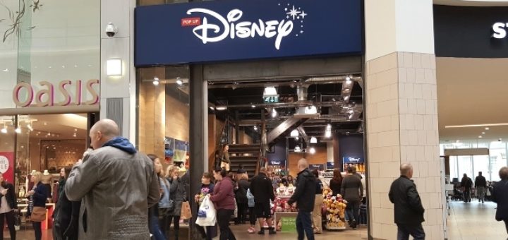 Pop-up Disney Store at Intu Eldon Square (22 Oct 2016). Photograph by Graham Soult